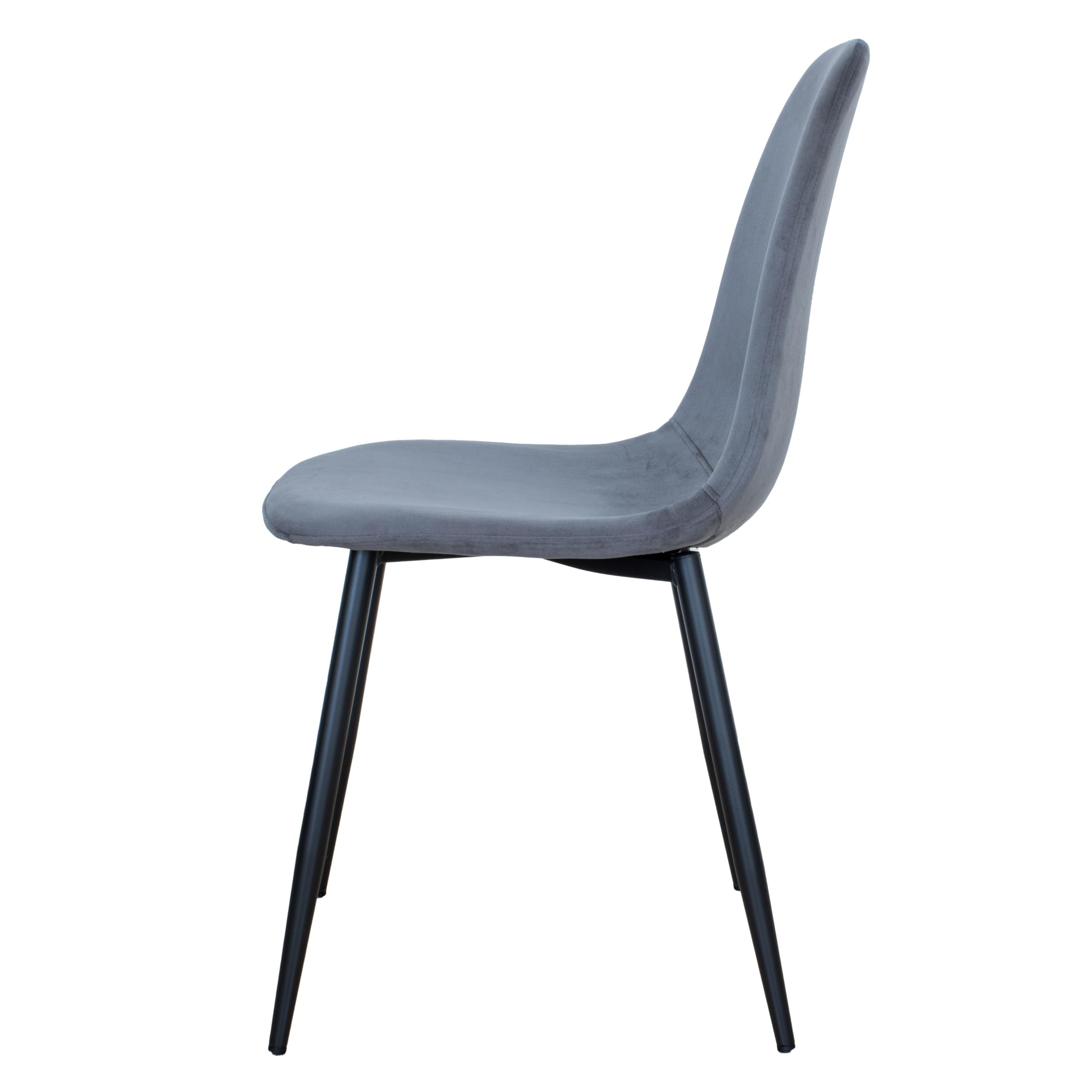 SEDIA BECKY VELLUTO 4 COLORI