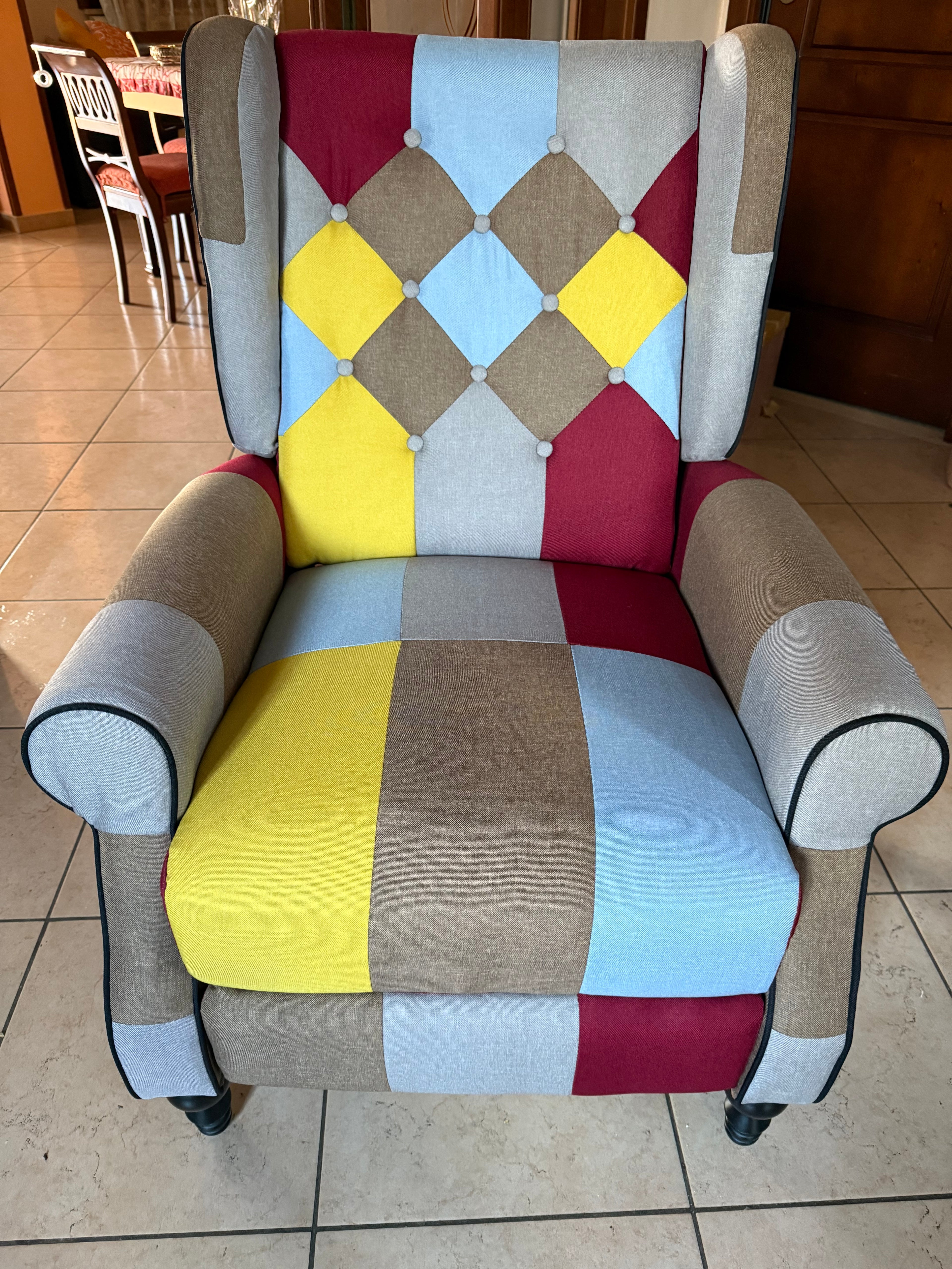 POLTRONA PATCHWORK PACIF RECLINER