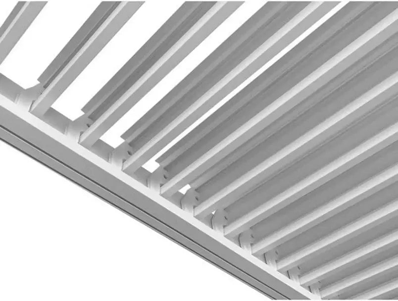 PERGOLA BIOCLIMATICA PALMAS 3x3 BIANCA FERRO/ALLUMINIO