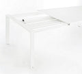 BIZZOTTO TAVOLO IN ALLUMINIO 200/300X110 BIANCO CX21-KONNOR