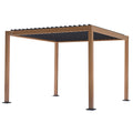 PERGOLA TEXAS 3X3 EFFETTO LEGNO