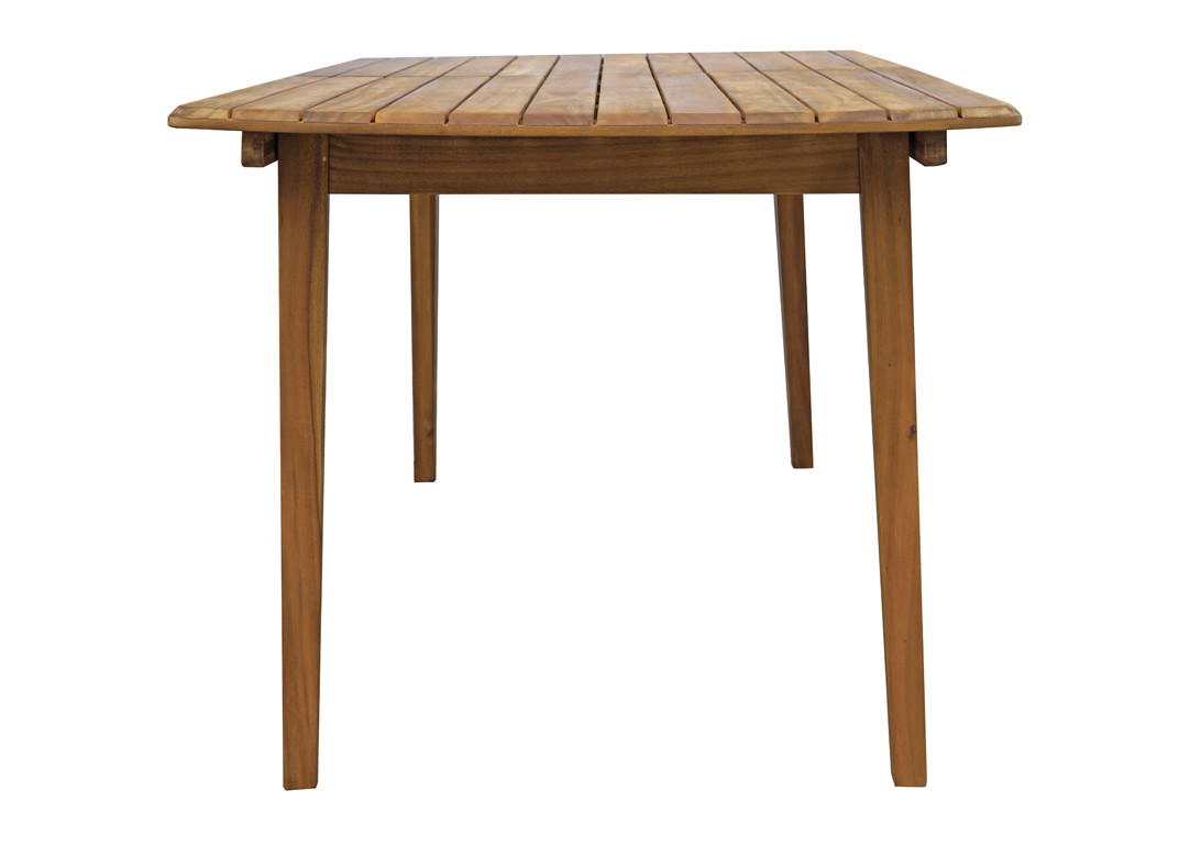 TAVOLO DONORATICO IN ACACIA ALLUNGABILE 180/240X90