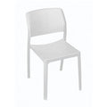 SEDIA RAVENNA - POLIPROPILENE BIANCA FORELLATA