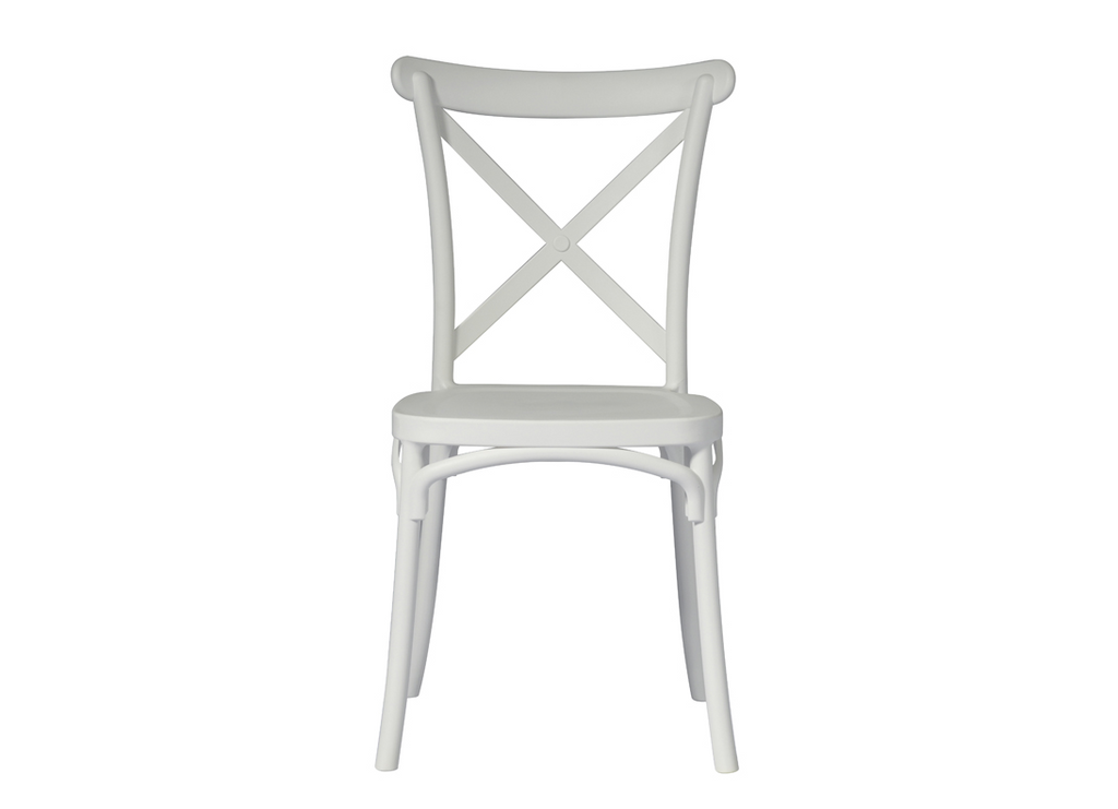 SEDIA TRATTORIA IN POLIPROPILENE BIANCA