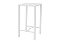 TAVOLO ISEO ALTO IN ACCIAIO 60X60 BIANCO