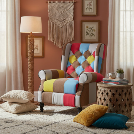 POLTRONA PATCHWORK PACIF RECLINER