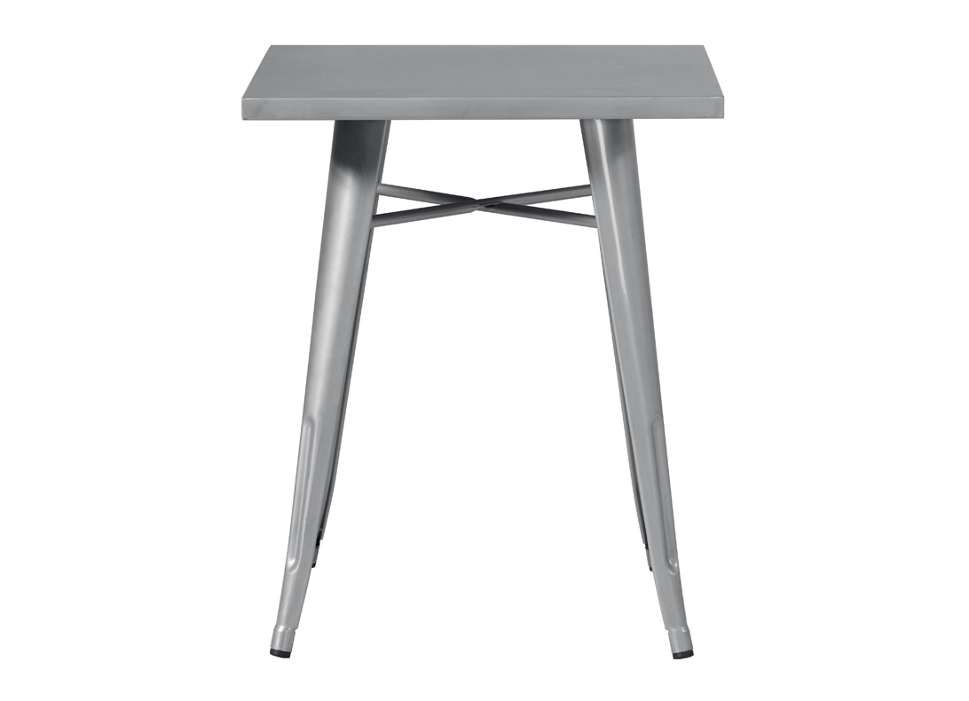 TAVOLO LAMIERA 60x60 SILVER