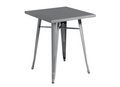 TAVOLO LAMIERA 60x60 SILVER