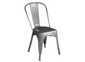 SEDIA LAMIERA IMPILABILE SILVER