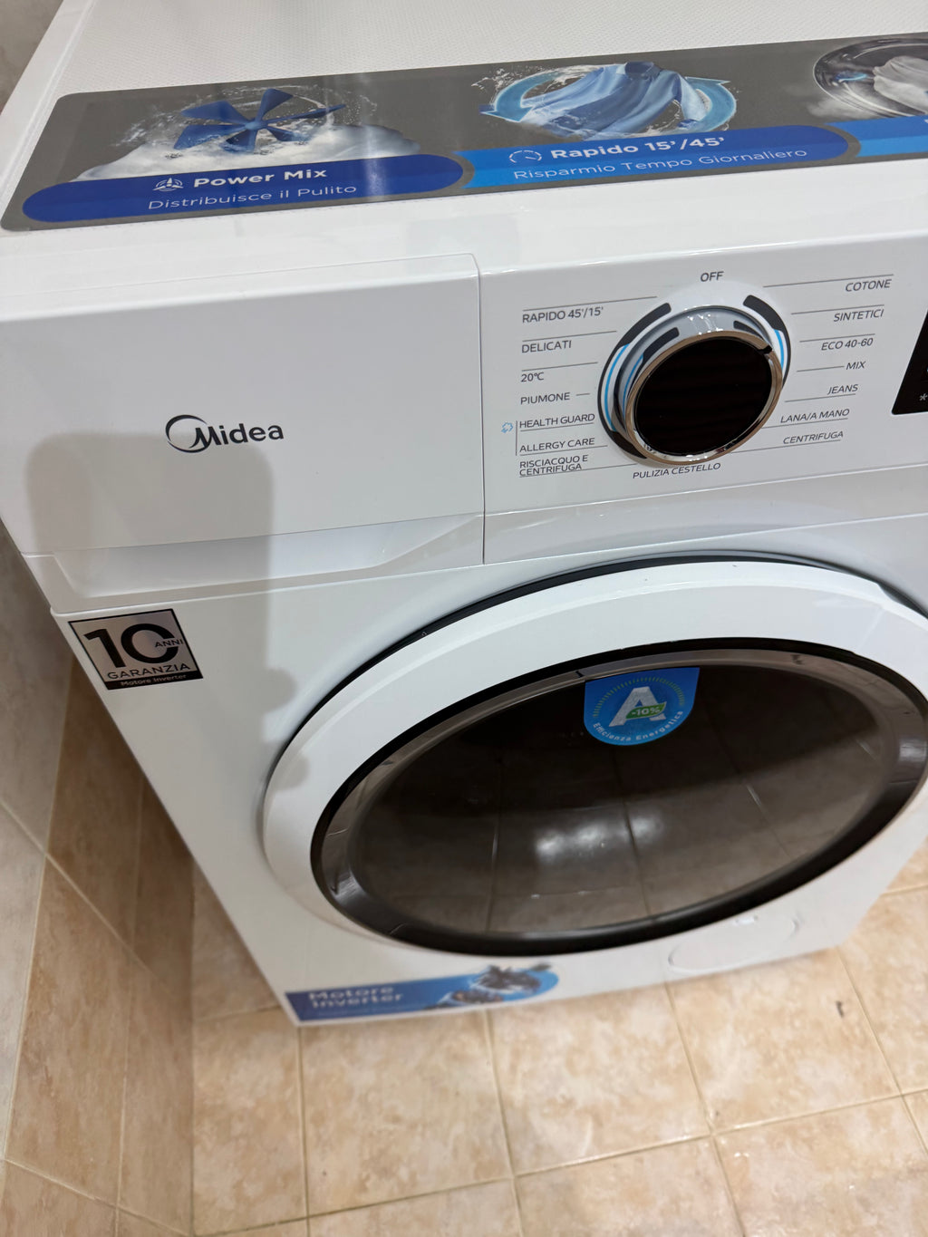 MIDEA MF110W70BA10/W-IT LAVATRICE, KG 7