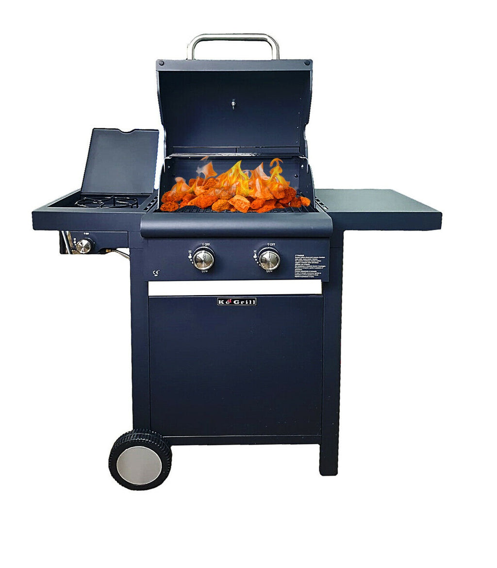 BARBECUE A GAS  PIETRA LAVICA E FORNELLO