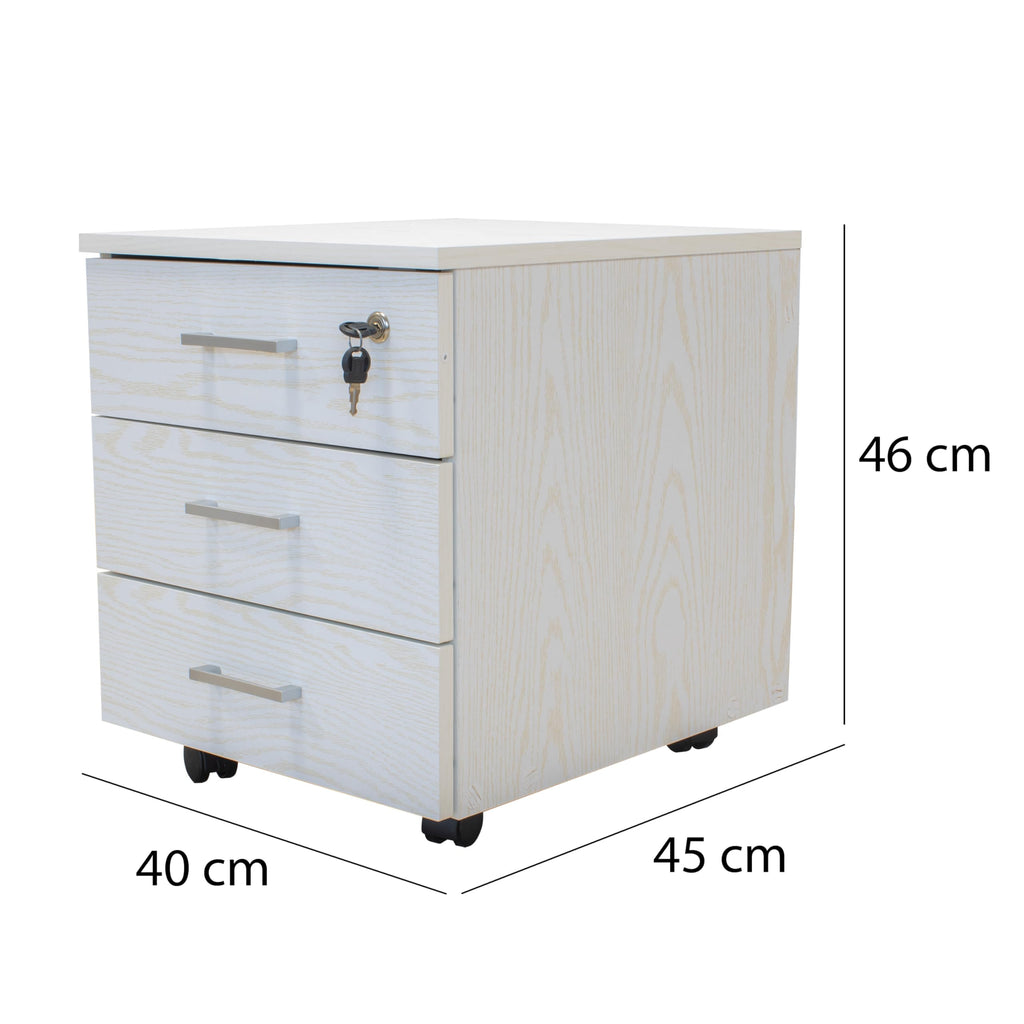 CASSETTIERA QUICK DA UFFICIO 45x40x46cm