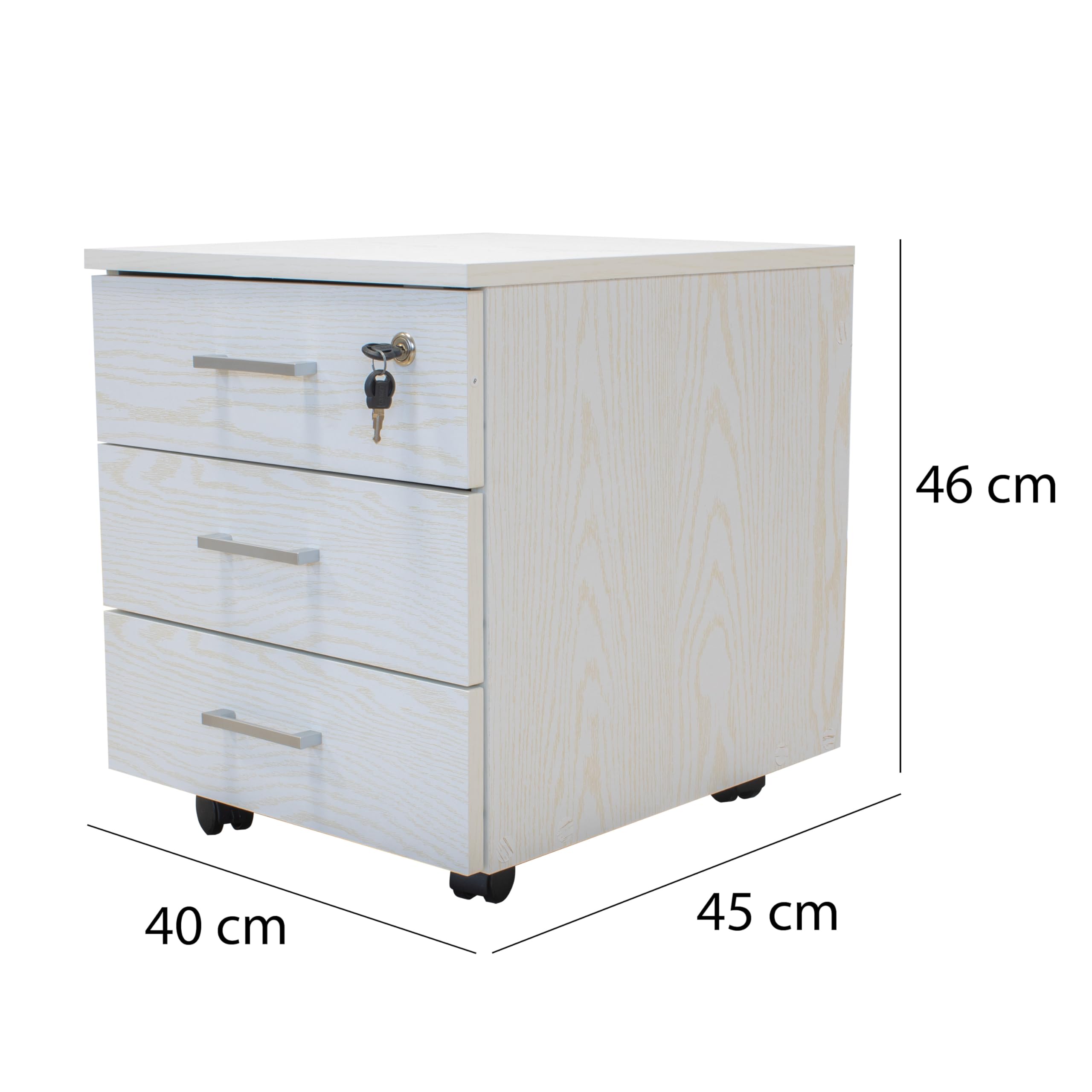 CASSETTIERA QUICK DA UFFICIO 45x40x46cm