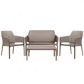 SALOTTINO MODERNO IN FIBERGLASS “NARDI NET RELAX” PER GIARDINO E VERANDA “MADE IN ITALY
