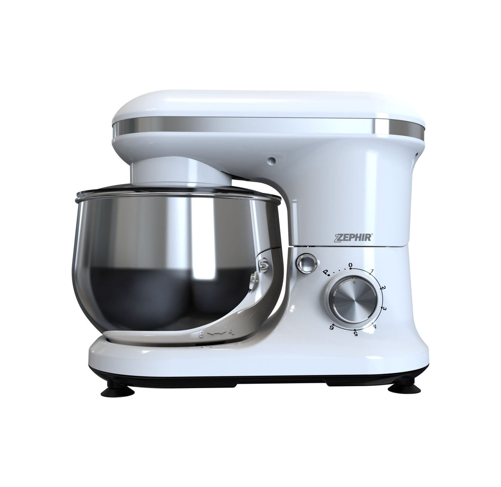 ZEPHIR IMPASTATRICE PLANETARIA 5LT 6 VELOCITA' 1000W BIANCO ZHC119DX