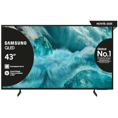 SAMSUNG TV 50" QLED ULTRA HD 4KSMART SLIM DVB/T2/S2 QE50Q7FA