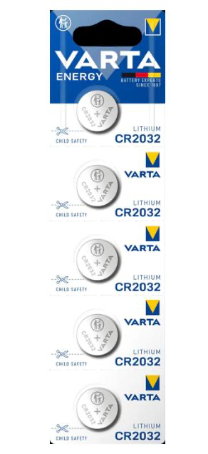 VARTA PILE A BOTTONE ENERGY CR2032 5PZ