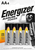 ENERGIZER PILE STILO AA POWER ALCALINE 4PZ