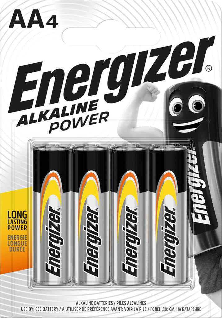 ENERGIZER PILE STILO AA POWER ALCALINE 4PZ