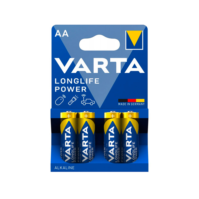 VARTA PILE STILO AA LONGELIFE ALCALINE 4PZ