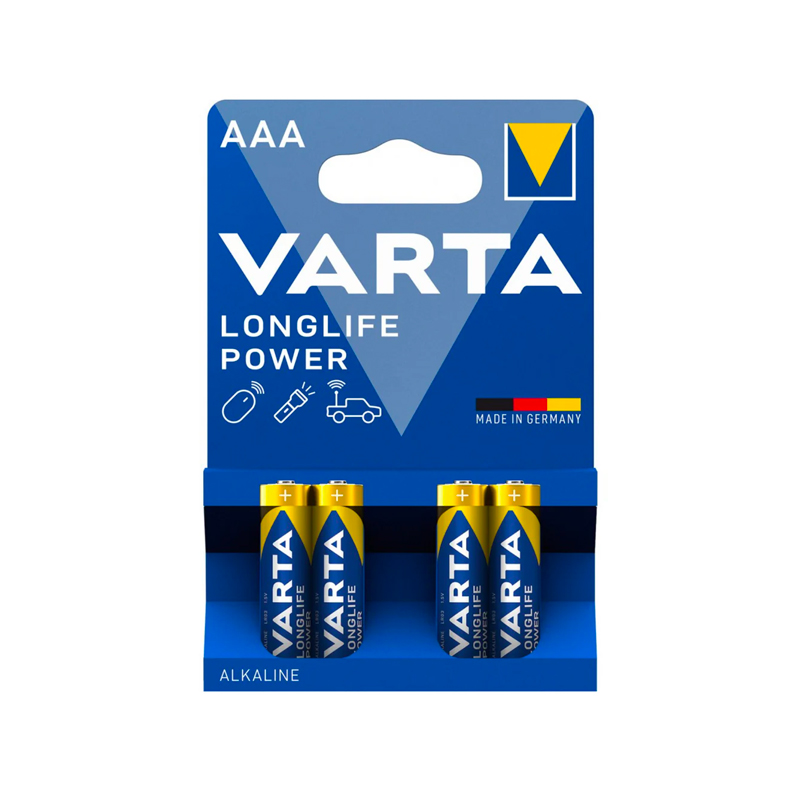 VARTA PILE MINI STILO AAA LONGELIFE ALCALINE 4PZ