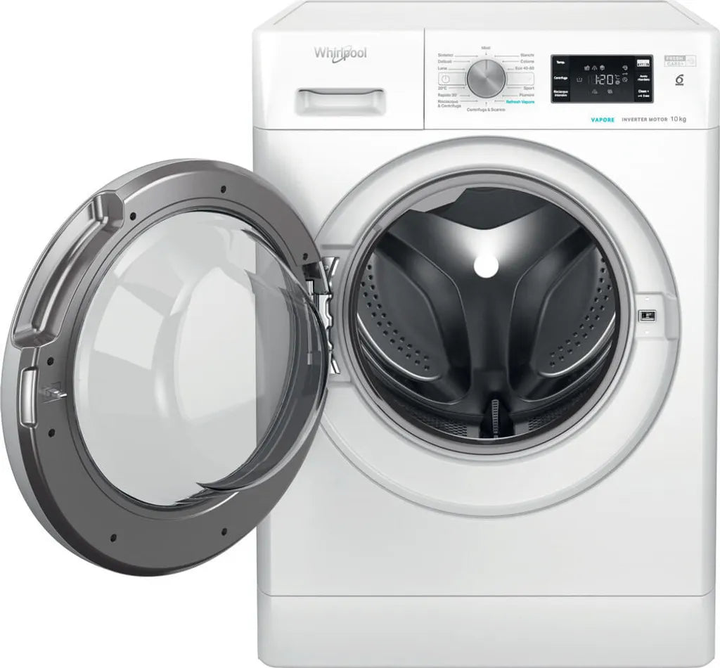 WHIRLPOOL LAVATRICE 10KG 6°SENSO INVERTER A-20% 1400G. FFB 1048 BSV IT