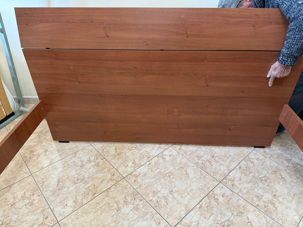 LETTO  MATRIMONIALE NOCE ANTICO 160x200