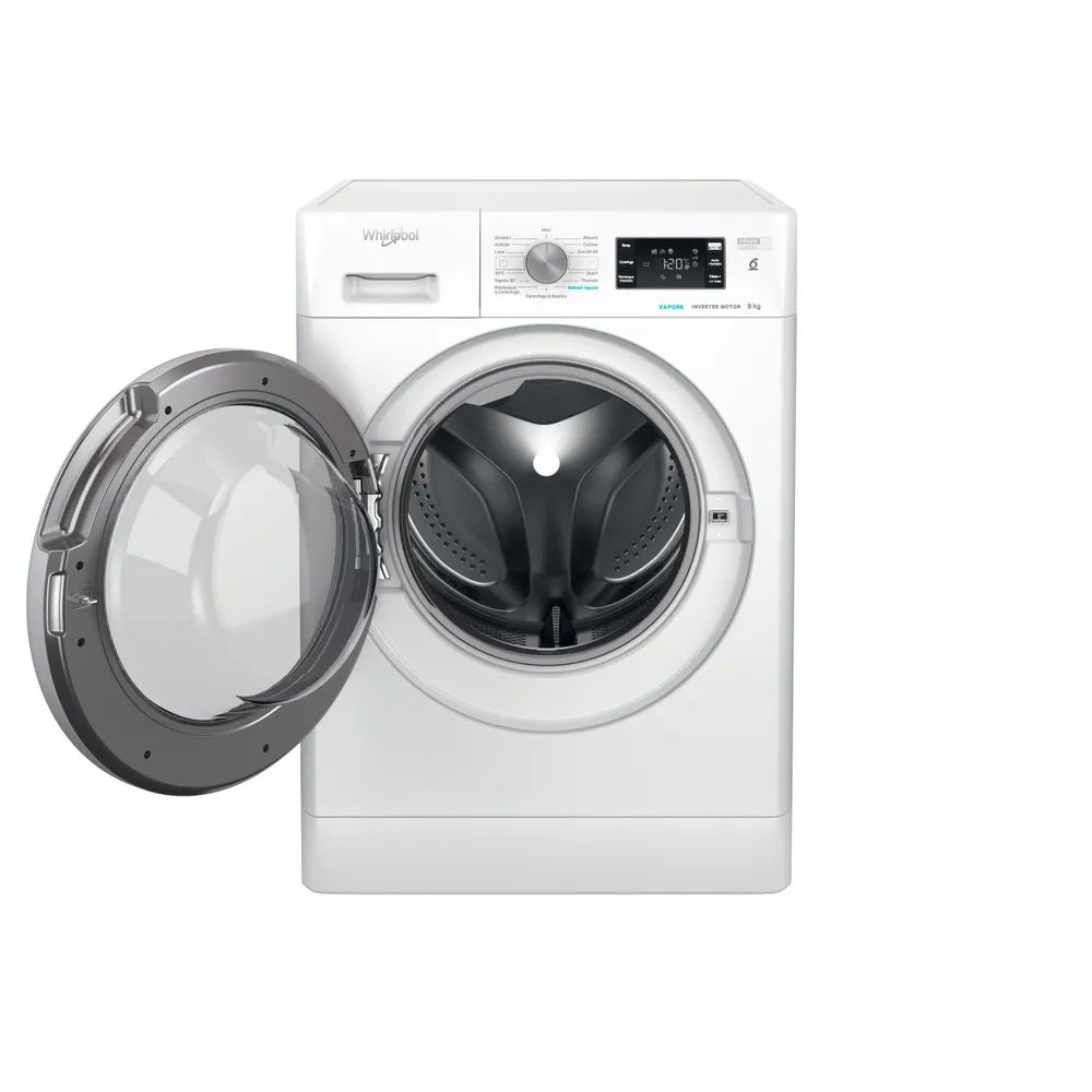WHIRLPOOL LAVATRICE 8KG INVERTER 6°SE. VAPORE A 1400 GIRI FFB 846 SV IT