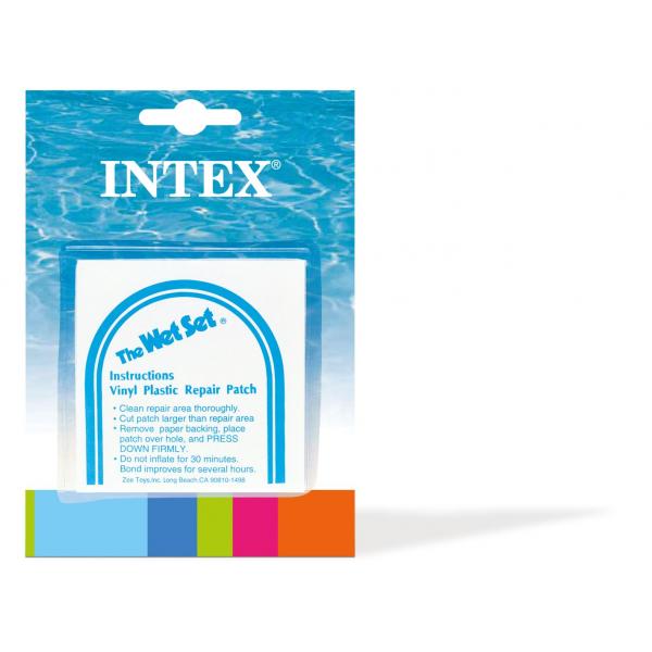 INTEX TOPPE DI RIPARAZIONE GONFIABILI 7x7x0,1CM 59631