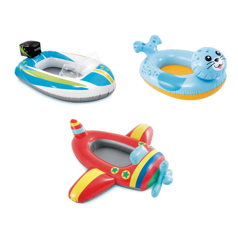 INTEX CANOTTINI GONFIABILI ASSORTITI 3/6ANNI MAX 27KG 59380