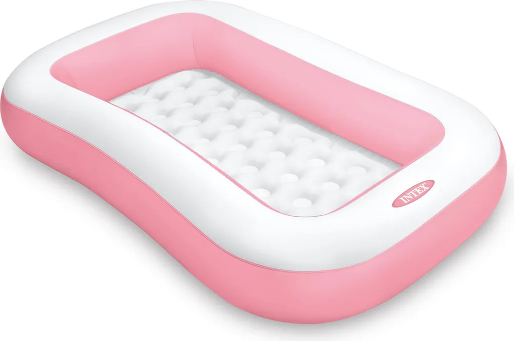 INTEX PISCINA GONFIABILE RETTANGOLARE 2+ ROSA 166x100x25CM 58423