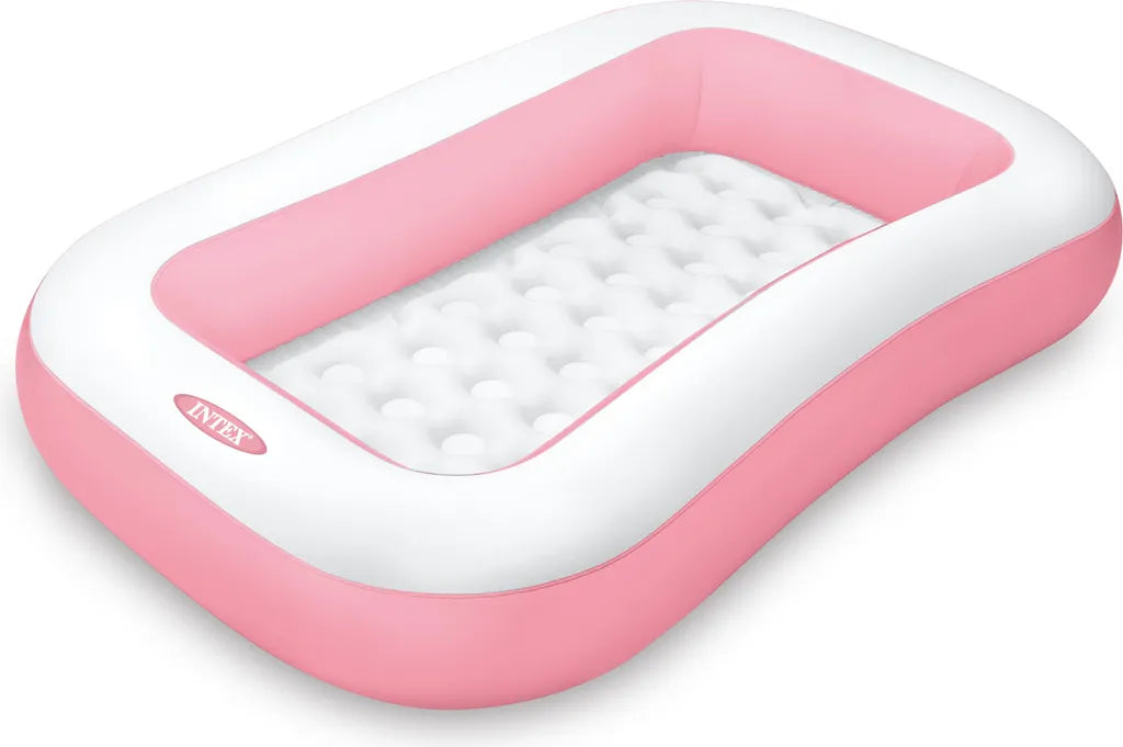 INTEX PISCINA GONFIABILE RETTANGOLARE 2+ ROSA 166x100x25CM 58423