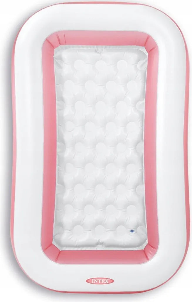 INTEX PISCINA GONFIABILE RETTANGOLARE 2+ ROSA 166x100x25CM 58423