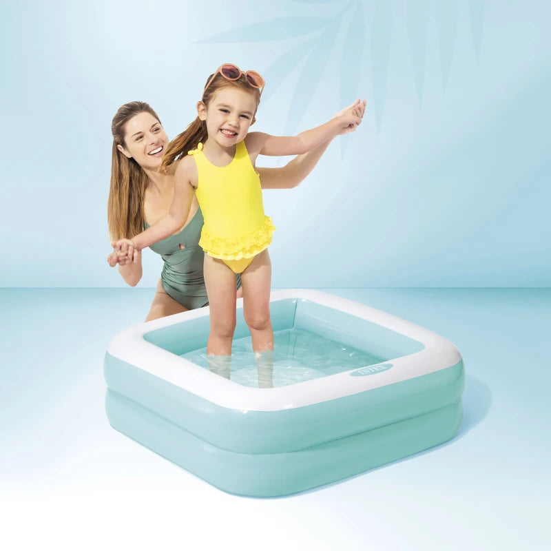 INTEX PISCINA BABY GONFIABILE QUADRATA 86x86x25CM COL.ASSORTITI 57100