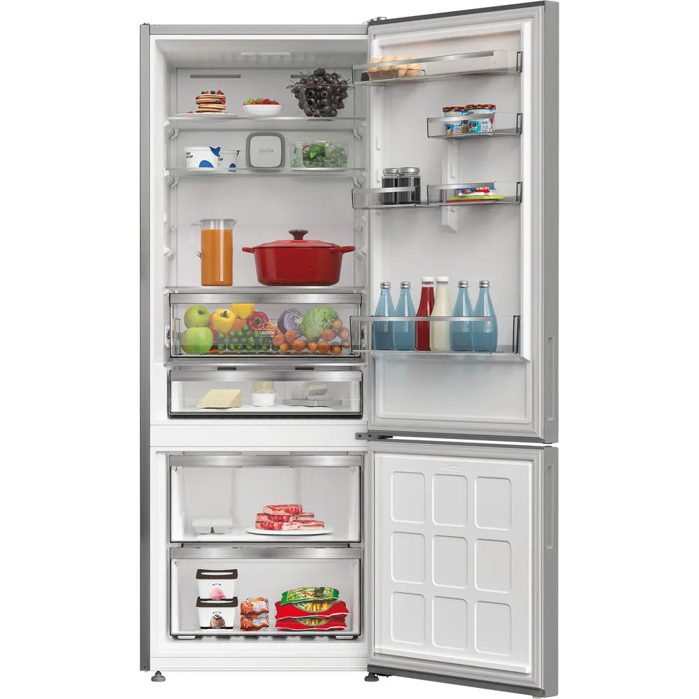 HOTPOINT FRIGO COMBINATO 475LT E DUAL NOFROST 70CM INOX HPAK2 6472 XP4E