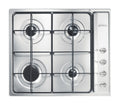 SMEG PIANO COTTURA INCASSO GAS 4 ZONE 60CM INOX S64S