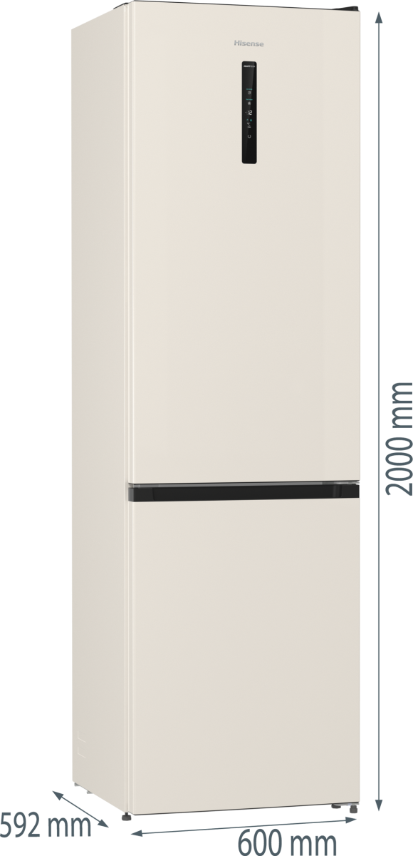 HISENSE FRIGO COMBINATO TOTAL NOFROST 331LT E 60CM CREMA RB434N4CRE