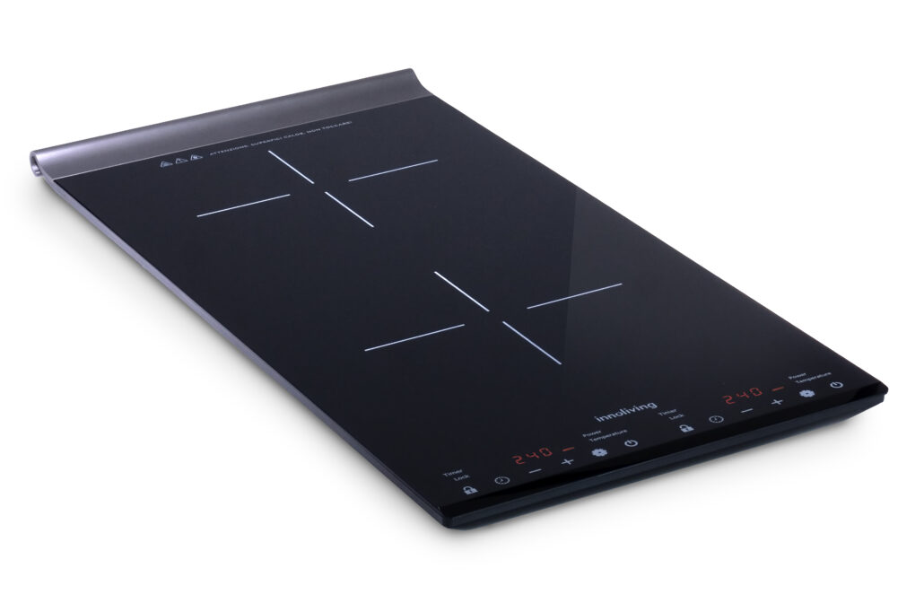 INNOLIVING PIASTRA INDUZIONE DOPPIA CON DISPLAY 57x31CM 3100W INN-872