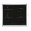 BOSCH PIANO COTTURA INCAS.INDUZIONE PROFILI WIFI 4ZONE 60CM PVS645HB1E