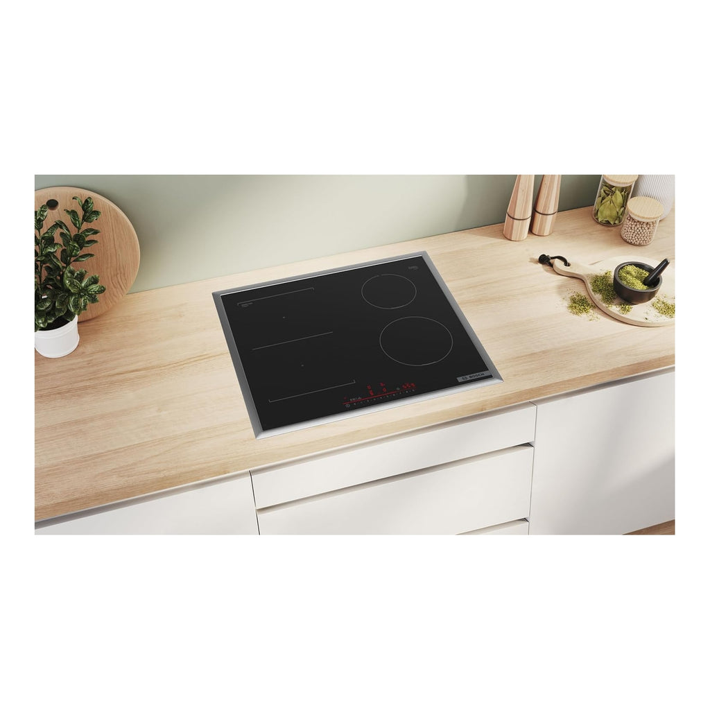 BOSCH PIANO COTTURA INCAS.INDUZIONE PROFILI WIFI 4ZONE 60CM PVS645HB1E