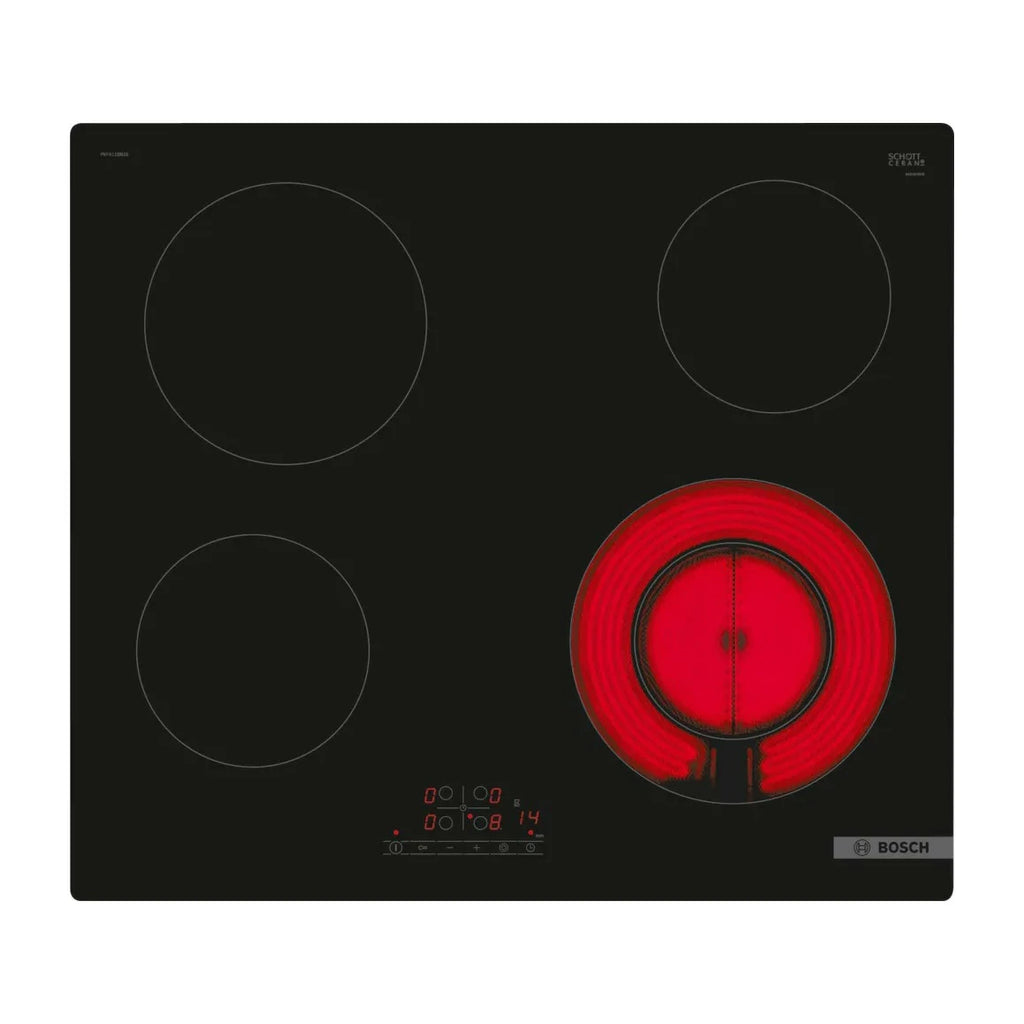 BOSCH PIANO COTTURA INCASSO RADIANTE TOUCH 4 ZONE 60CM PKF611BB2E