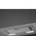 SMEG CAPPA ASPIRANTE INCASSO SEMI INTEGRATA 90CM C SILVER LED KSEC91XE3