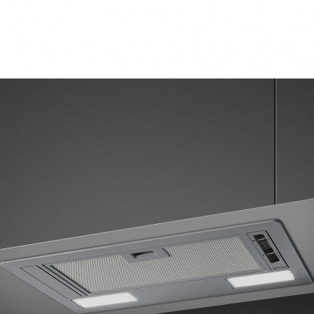 SMEG CAPPA ASPIRANTE INCASSO SEMI INTEGRATA 90CM C SILVER LED KSEC91XE3