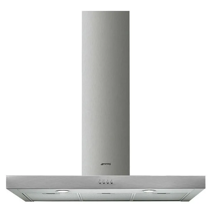 SMEG CAPPA ASPIRANTE A MURO 90CM 175W C LUCE LED INOX KATE900EX
