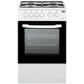 BEKO CUCINA A GAS 4 BRUCIATORI FORNO ELETT.54LT 50x50 BIANCO CSS42014FW