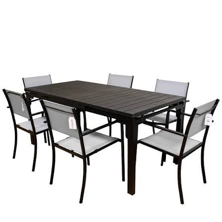 SET TAVOLO OREGON + 6 POLTRONE GRANADA