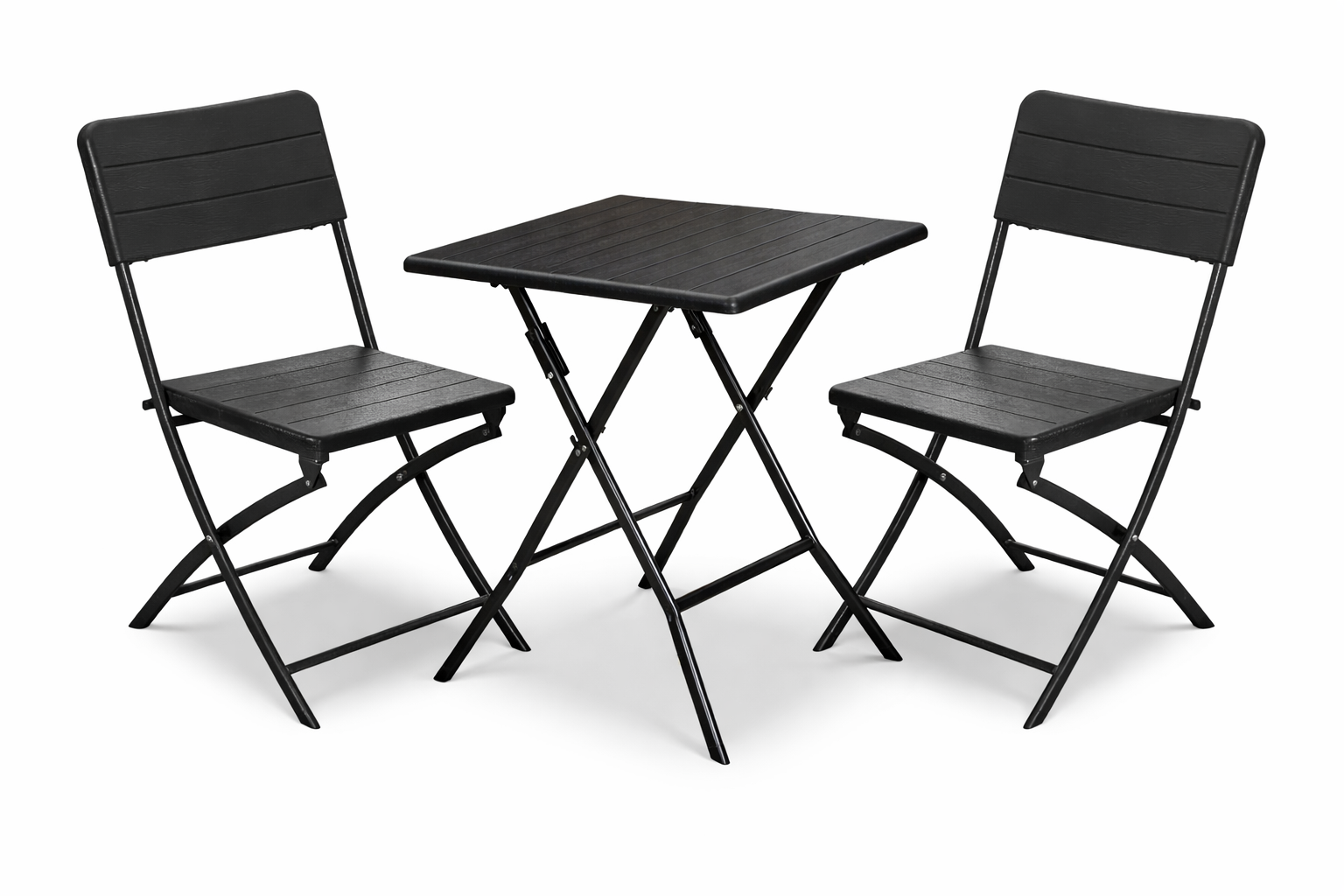 SET TAVOLO WOOD TAVOLO + 2 SEDIE PIEGHEVOLI