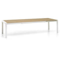 TAVOLO SANTORINI Allung. 225/295x100 cm Bianco