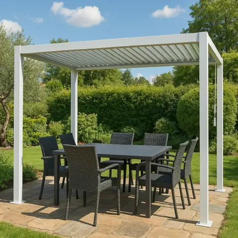 PERGOLA TENERIFE 3x4 Bianco