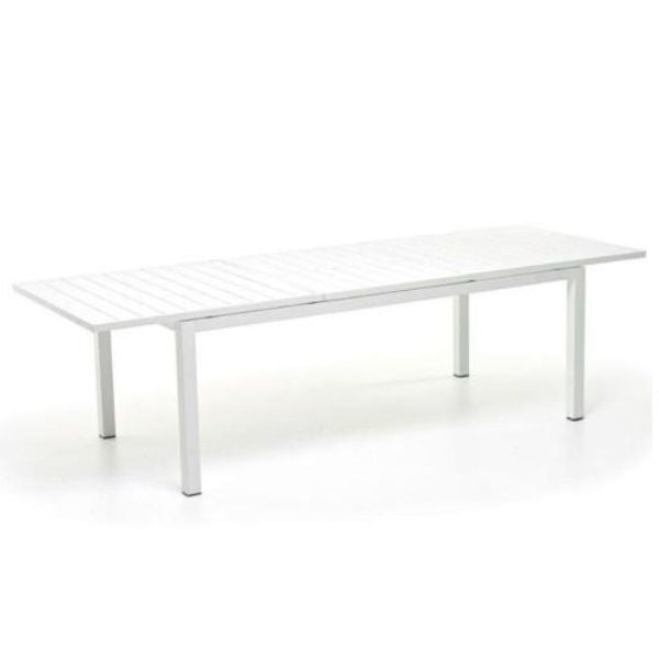 TAVOLO PALM BEACH Allung. 165/225x90 Bianco